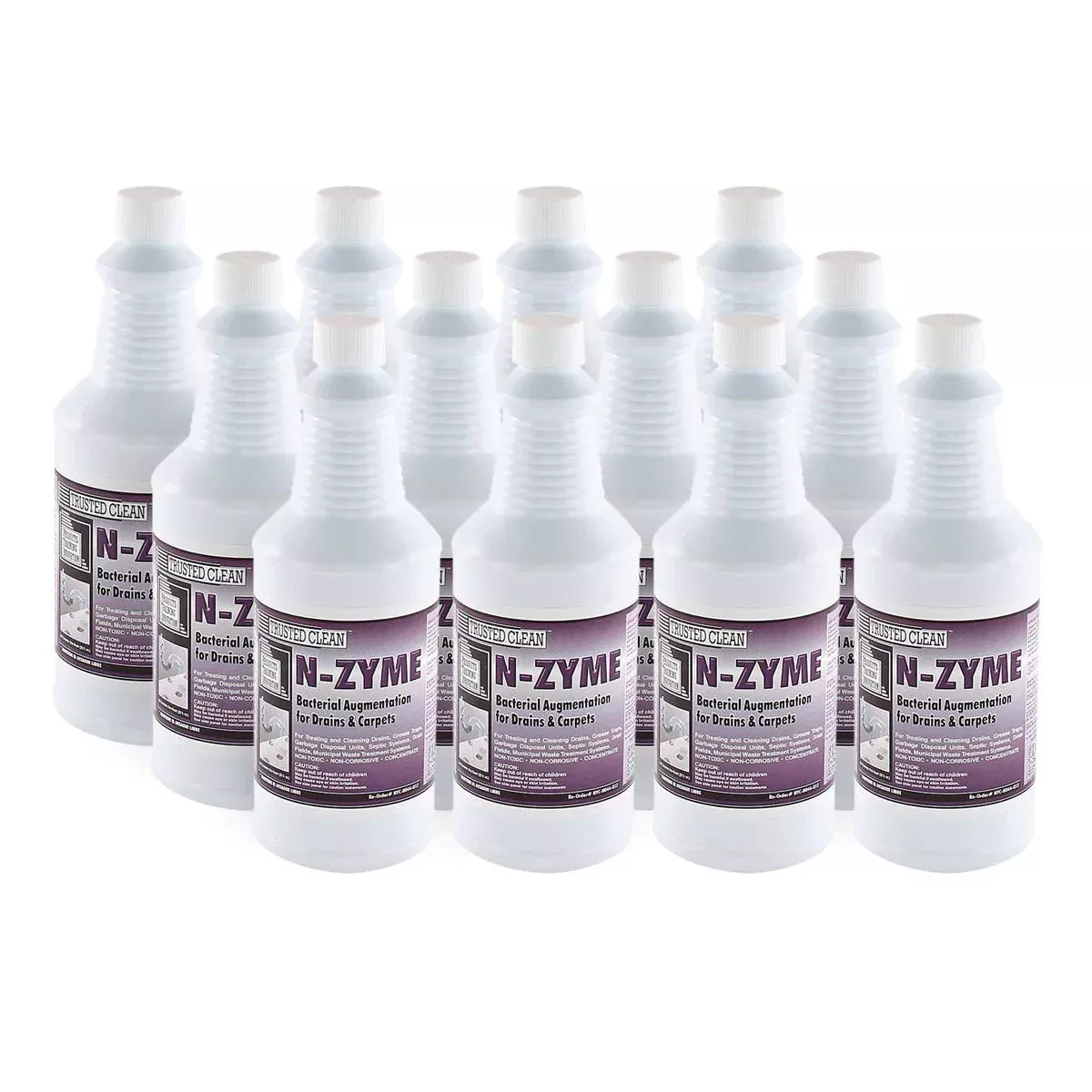 'N-Zyme' Bacterial Augmentation Enzymatic Cleaner for Carpets & Drains - 12 Quarts