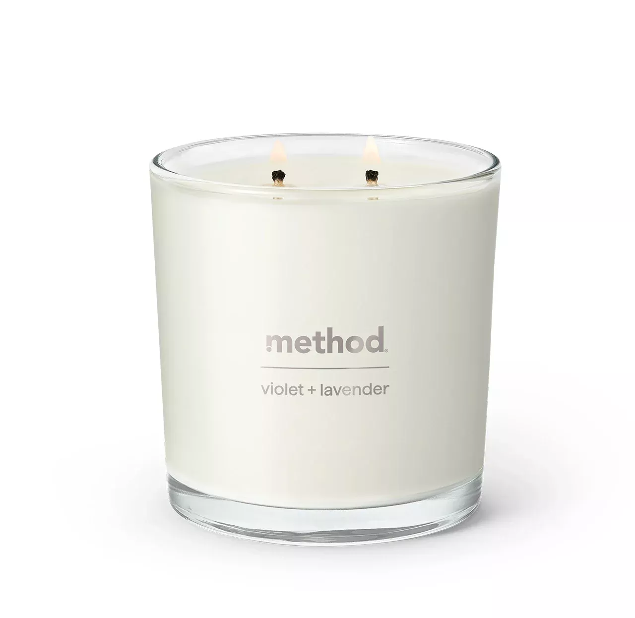 premium soy candle - violet + lavender, 14 oz– method products