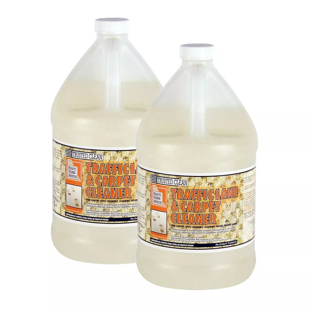 'Traffic Lane & Carpet Cleaner' for Carpet Spot Cleaning & Cleaning Solied Traffic Lanes - 2 Gallons