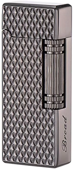 (Without Butane) Metal Butane Lighter with Flint, Soft Flame, Dragon Design,Candle Lighter (Black Starry Sky)